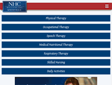 Tablet Screenshot of nhcknoxville.com